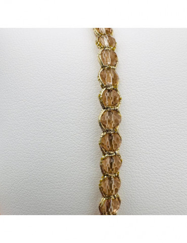 BEAUPASSANT Bracelet 1 Rang Champagne Gold