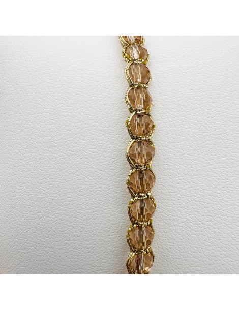 BEAUPASSANT Bracelet 1 Rang Champagne Gold
