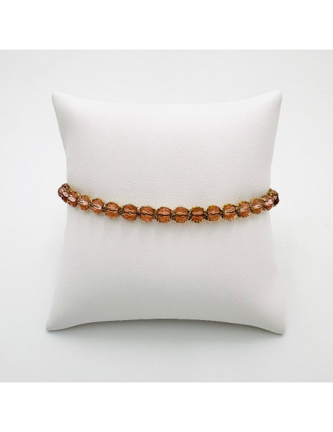 BEAUPASSANT Bracelet 1 Rang Champagne Rosé Gold