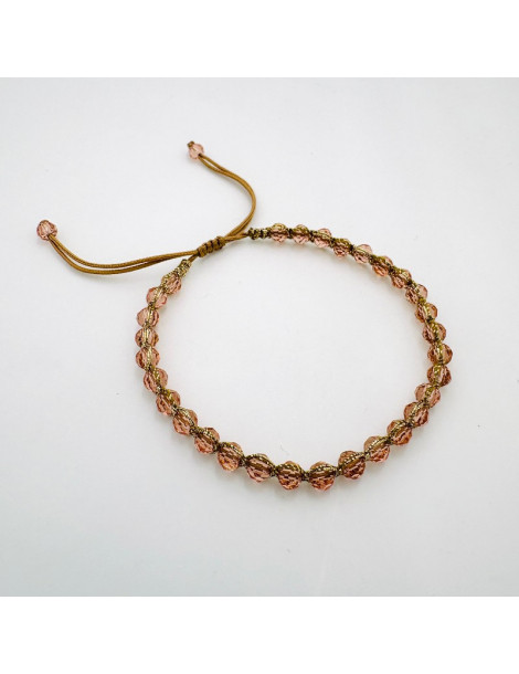 BEAUPASSANT Bracelet 1 Rang Champagne Rosé Gold
