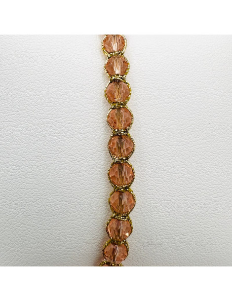 BEAUPASSANT Bracelet 1 Rang Champagne Rosé Gold