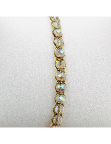 BEAUPASSANT Bracelet 1 Rang Irisé Gold