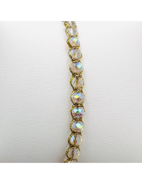 BEAUPASSANT Bracelet 1 Rang Irisé Gold