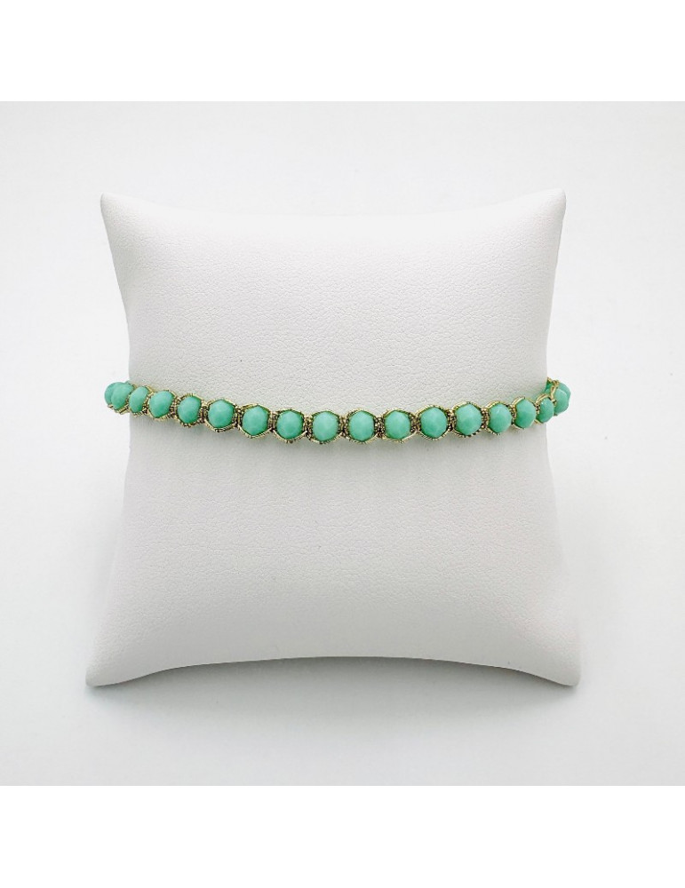 BEAUPASSANT Bracelet 1 Rang Caraïbes Gold