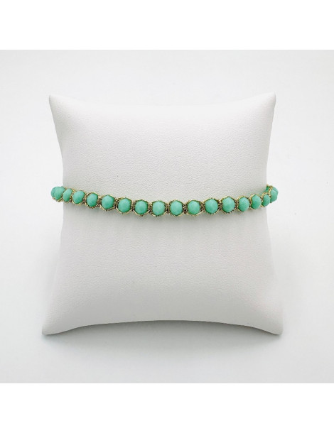 BEAUPASSANT Bracelet 1 Rang Caraïbes Gold