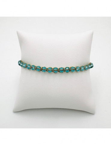 BEAUPASSANT Bracelet 1 Rang Piscine Gold