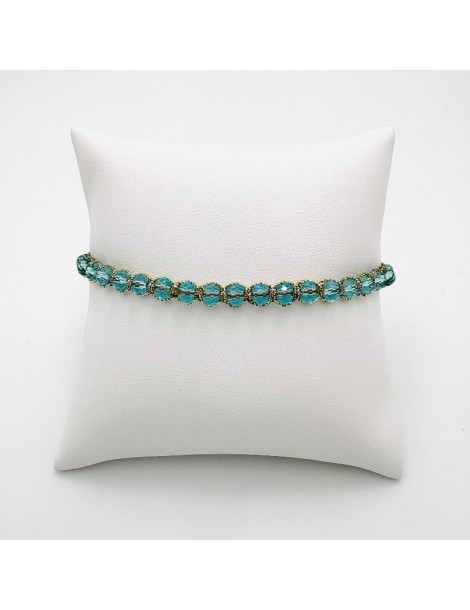 BEAUPASSANT Bracelet 1 Rang Piscine Gold