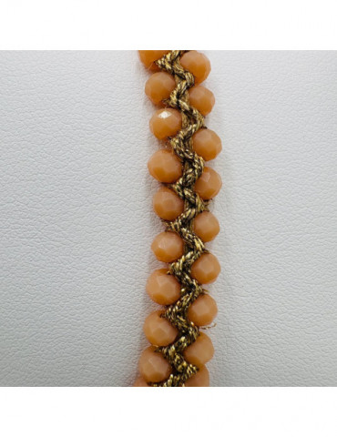 BEAUPASSANT Bracelet 2 Rangs Saumon Gold