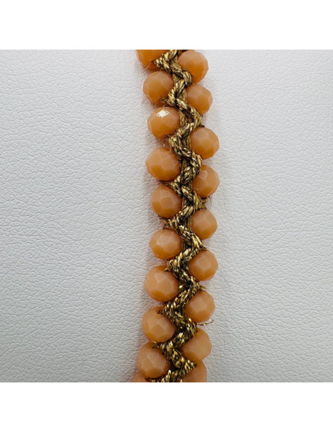 BEAUPASSANT Bracelet 2 Rangs Saumon Gold