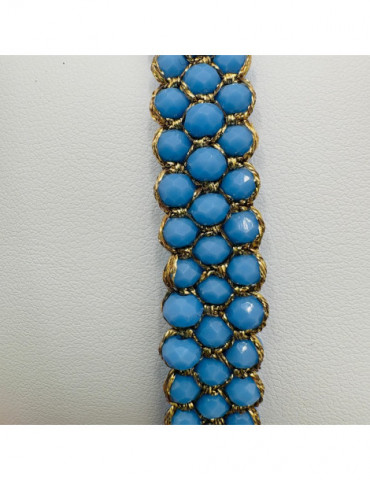 BEAUPASSANT Bracelet 3 Rangs Ciel Gold