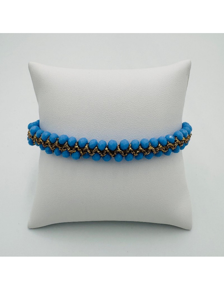 BEAUPASSANT Bracelet 2 Rangs Ciel Gold
