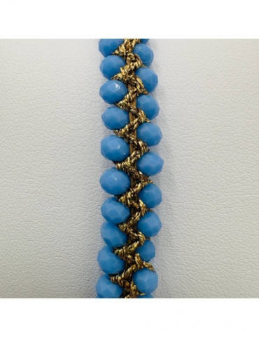 BEAUPASSANT Bracelet 2 Rangs Ciel Gold