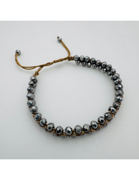 BEAUPASSANT Bracelet 2 Rangs Silver Gold