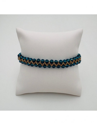 BEAUPASSANT Bracelet 2 Rangs Paon Gold