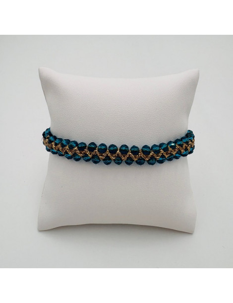 BEAUPASSANT Bracelet 2 Rangs Paon Gold