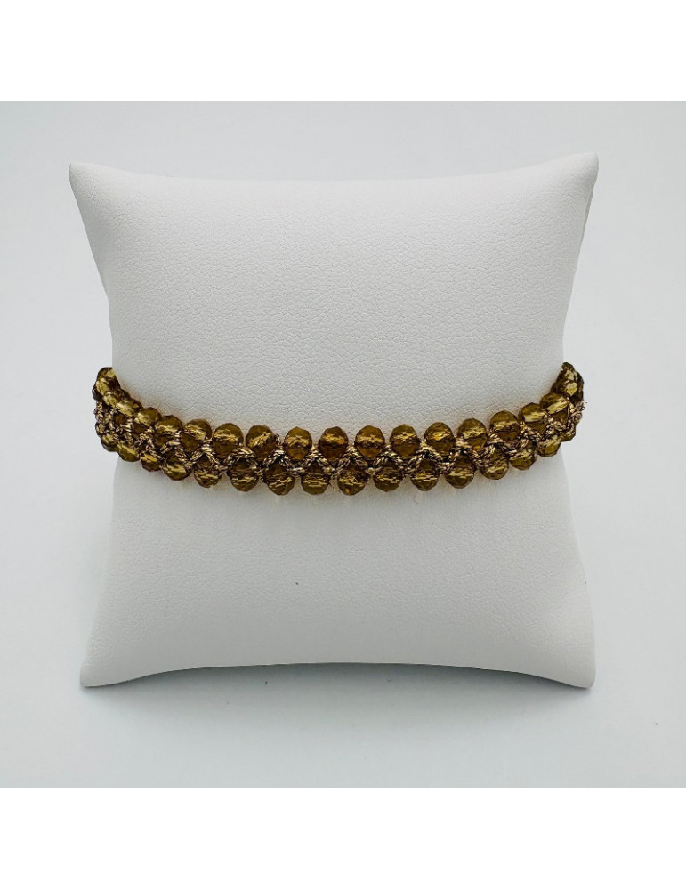 BEAUPASSANT Bracelet 2 Rangs Miel Gold