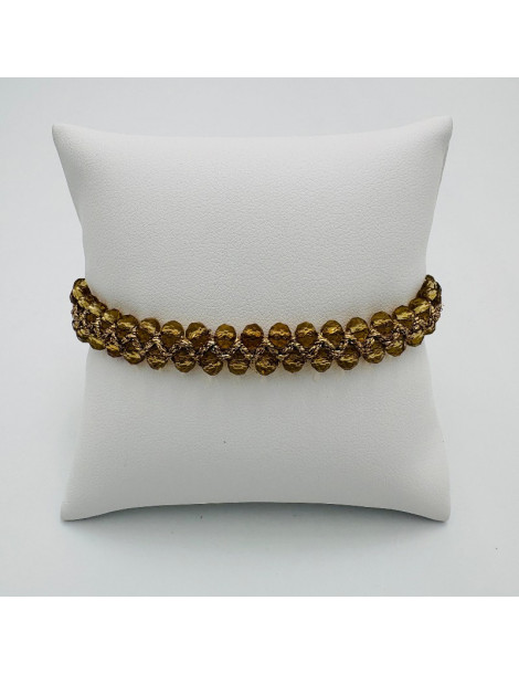 BEAUPASSANT Bracelet 2 Rangs Miel Gold