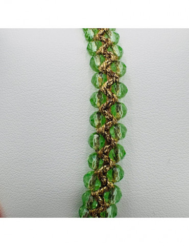 BEAUPASSANT Bracelet 2 Rangs Lime Gold