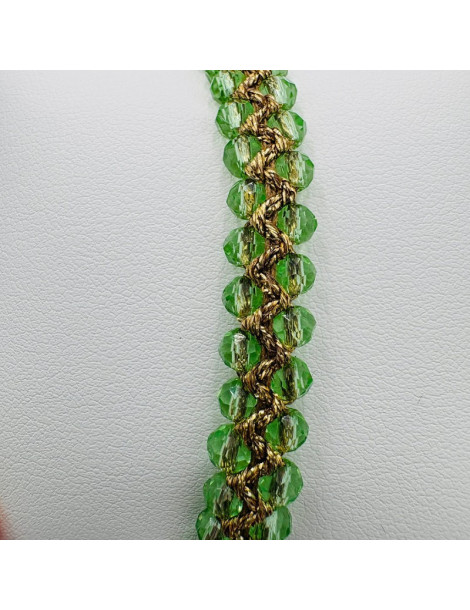 BEAUPASSANT Bracelet 2 Rangs Lime Gold