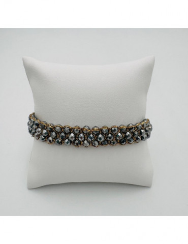 BEAUPASSANT Bracelet 3 Rangs Silver Gold