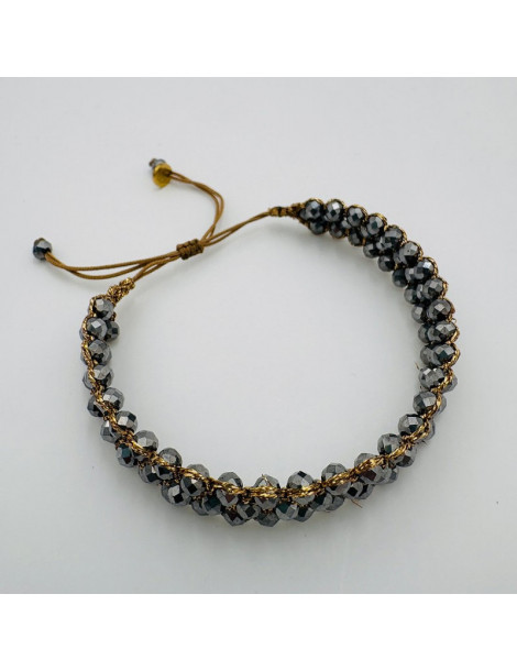 BEAUPASSANT Bracelet 3 Rangs Silver Gold