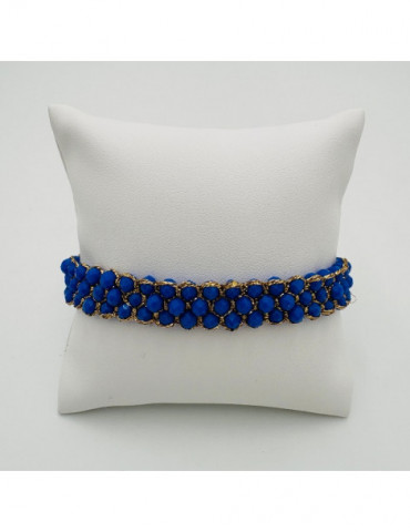 BEAUPASSANT Bracelet 3 Rangs Lavande Gold
