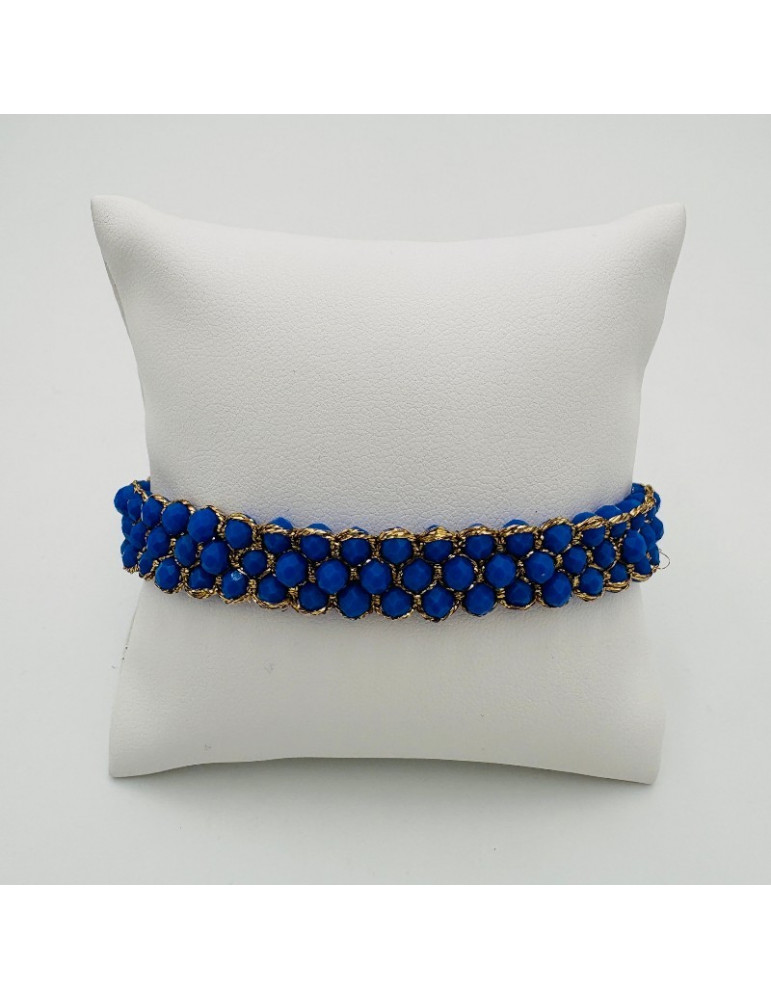 BEAUPASSANT Bracelet 3 Rangs Lavande Gold