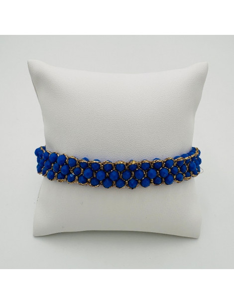 BEAUPASSANT Bracelet 3 Rangs Lavande Gold