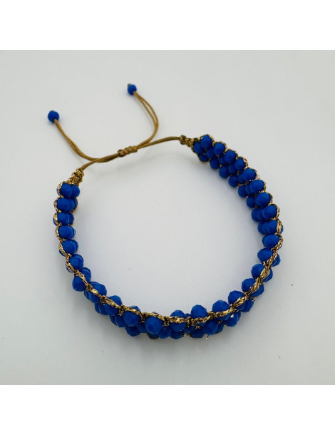 BEAUPASSANT Bracelet 3 Rangs Lavande Gold