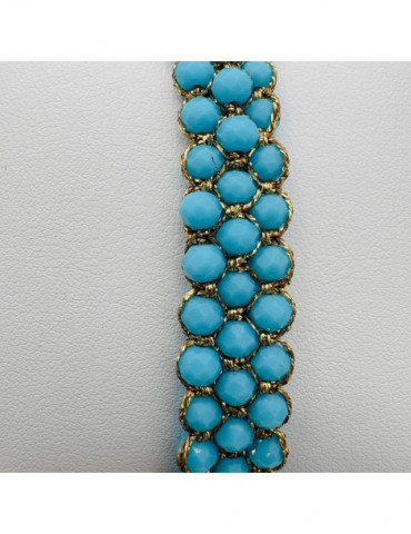 BEAUPASSANT Bracelet 3 Rangs Azur Gold