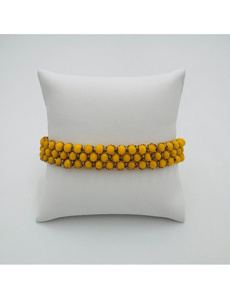 BEAUPASSANT Bracelet 3 Rangs Jaune Gold