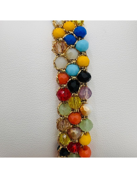 BEAUPASSANT Bracelet 3 Rangs Multico Gold