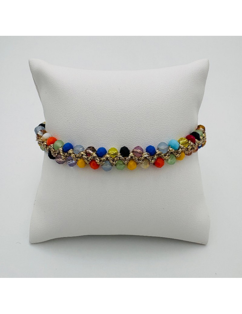 BEAUPASSANT Bracelet 2 Rangs Multico Gold