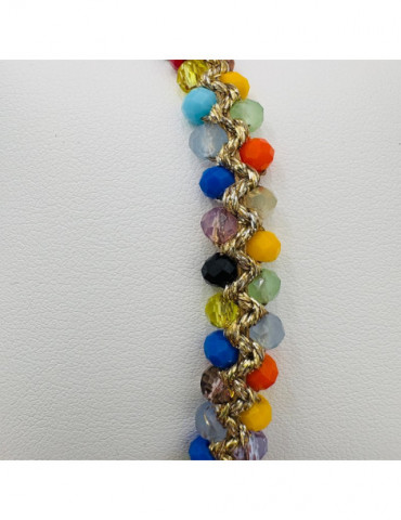 BEAUPASSANT Bracelet 2 Rangs Multico Gold