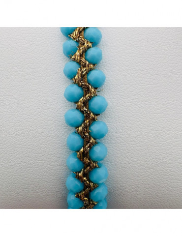 BEAUPASSANT Bracelet 2 Rangs Azur Gold