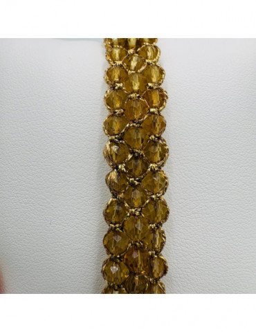 BEAUPASSANT Bracelet 3 Rangs Miel Gold