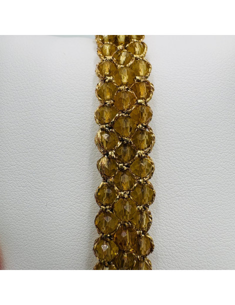 BEAUPASSANT Bracelet 3 Rangs Miel Gold