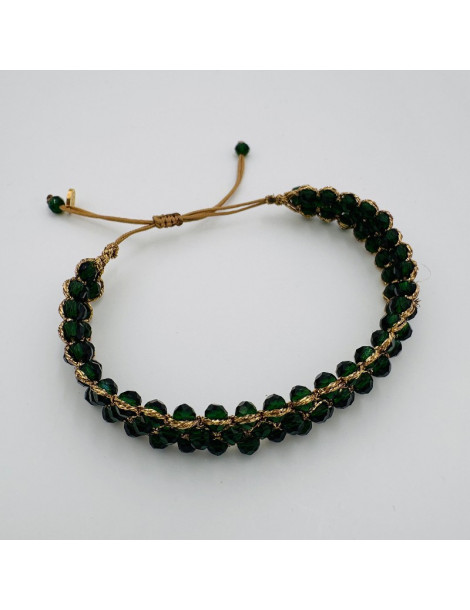 BEAUPASSANT Bracelet 3 Rangs Sapin Gold