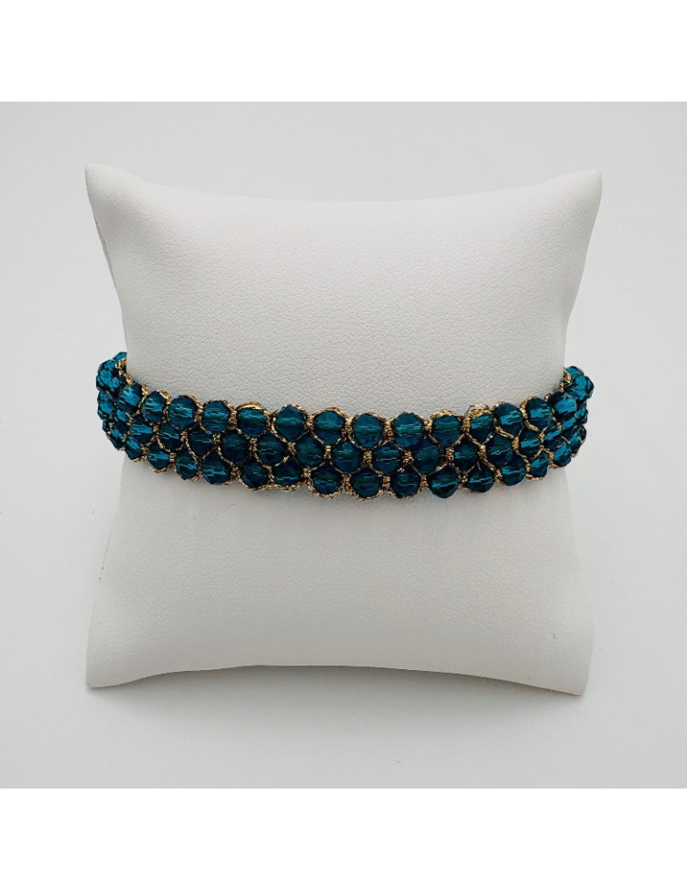 BEAUPASSANT Bracelet 3 Rangs Paon Gold