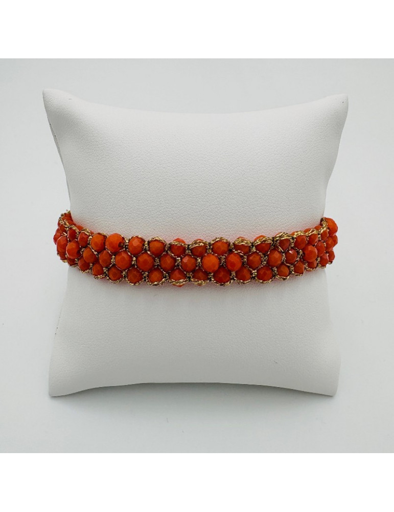 BEAUPASSANT Bracelet 3 Rangs Pamplemousse Gold
