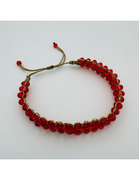 BEAUPASSANT Bracelet 3 Rangs Flamboyant Gold