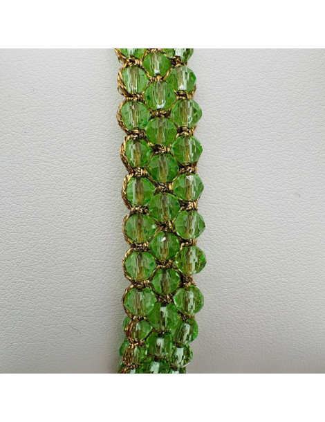 BEAUPASSANT Bracelet 3 Rangs Lime Gold