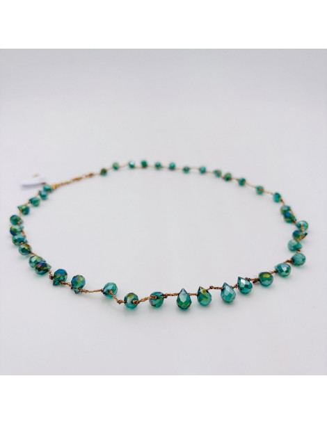 BEAUPASSANT Collier Perle Goutte Jardin