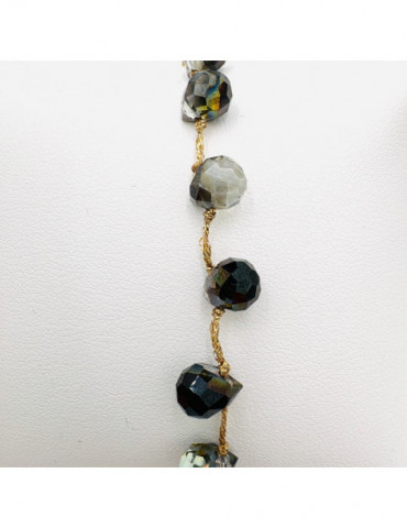BEAUPASSANT Collier Perle Goutte Galaxie