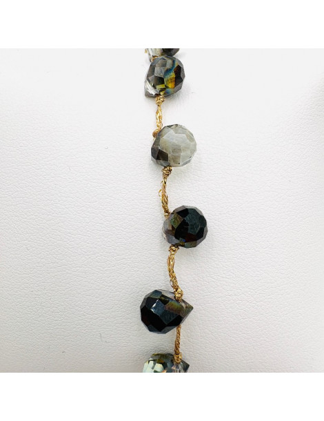 BEAUPASSANT Collier Perle Goutte Galaxie