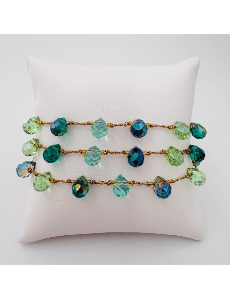 BEAUPASSANT Collier Perle Goutte Terre