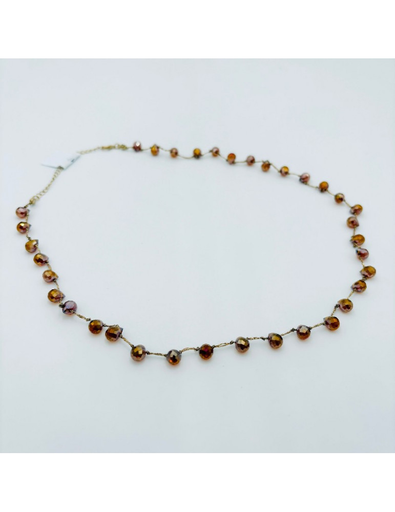 BEAUPASSANT Collier Perle Goutte Miel