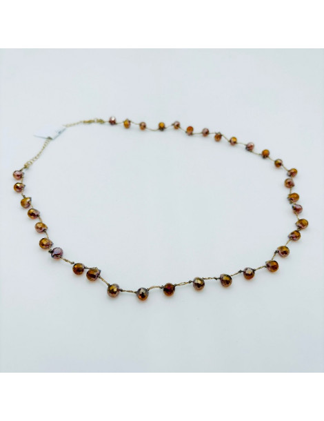 BEAUPASSANT Collier Perle Goutte Miel