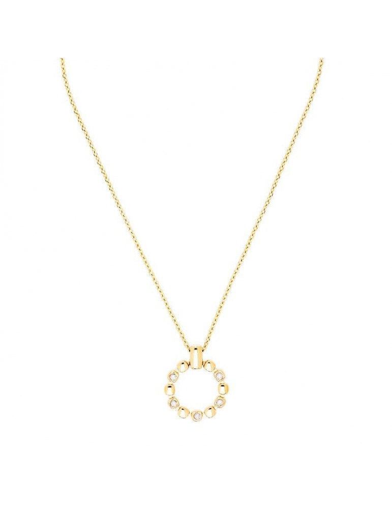 COEUR DE LION Collier  Soft Cube Circle Glow Or