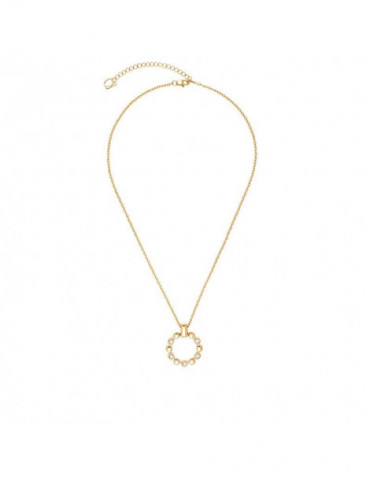 COEUR DE LION Collier  Soft Cube Circle Glow Or